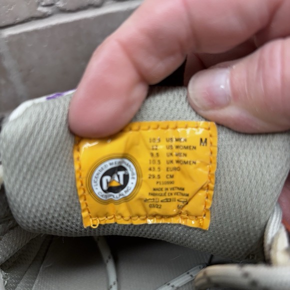 Caterpillar Intruder Men's Sneaker Orange Gray Rugged Trail Hiking Chore 10.5M - Picture 7 of 8